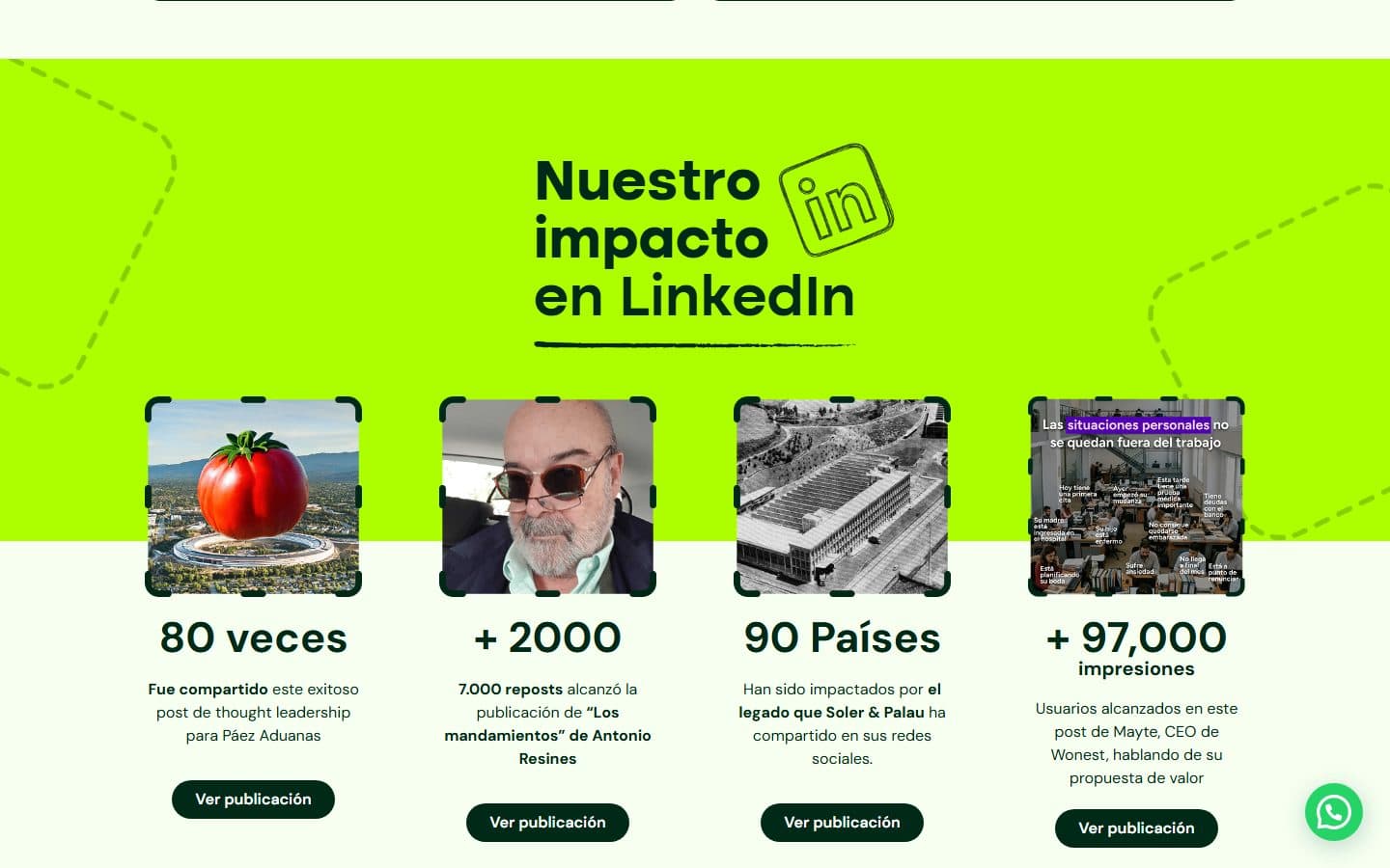 Sección 2 del sitio de Kuadrado