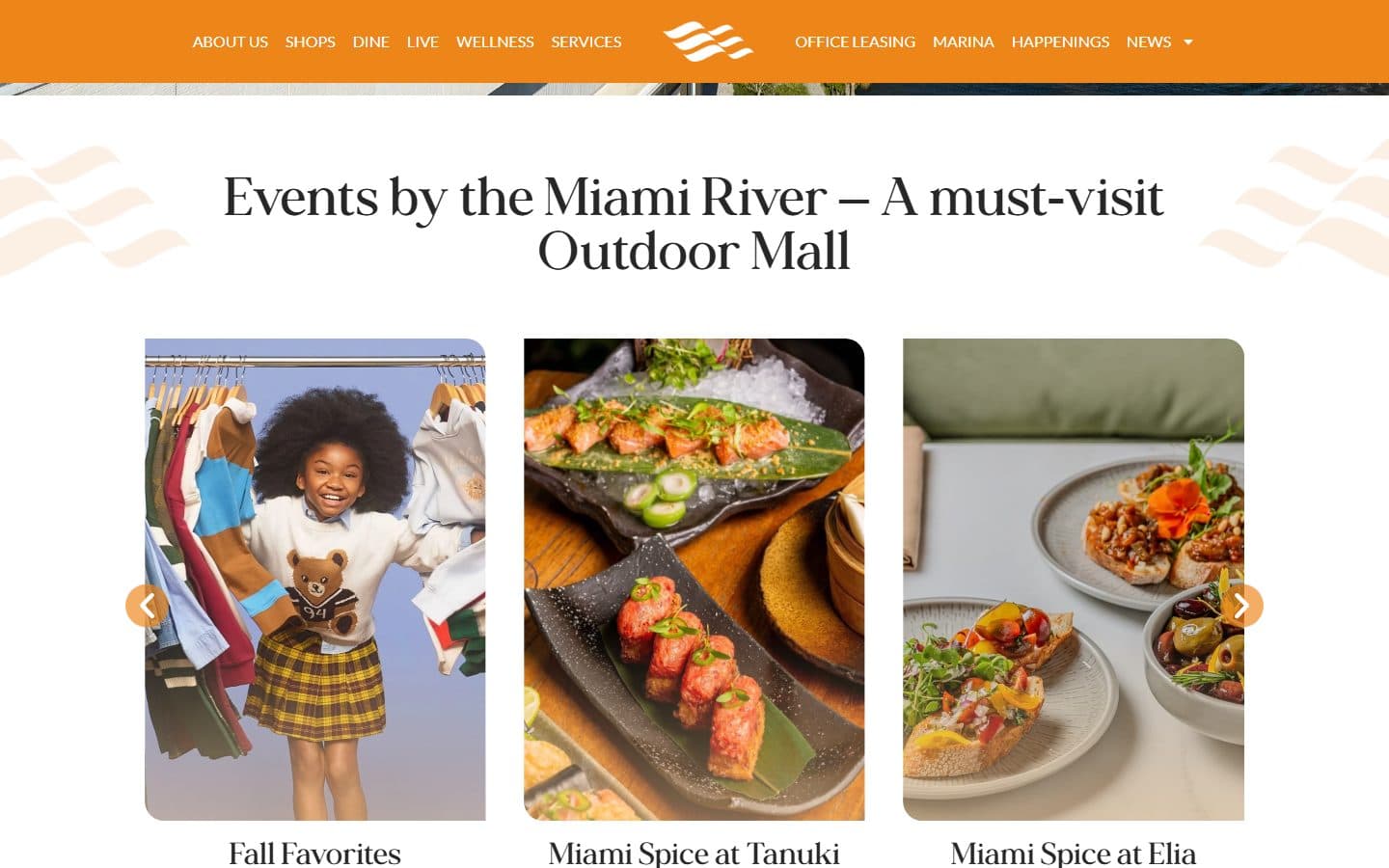 Sección 3 del sitio de River Landing Miami